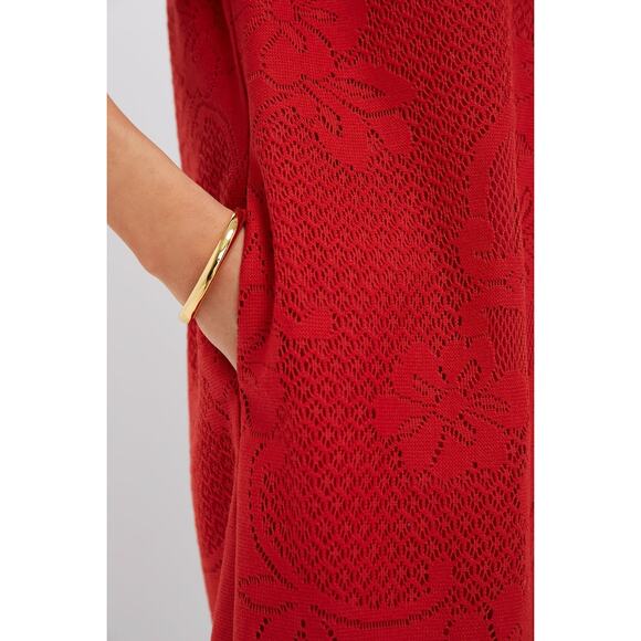 TUCKERNUCK Crimson Lace Marta Dress Size XL NWT Retail $298 Tuckernuck - Picture 5 of 7